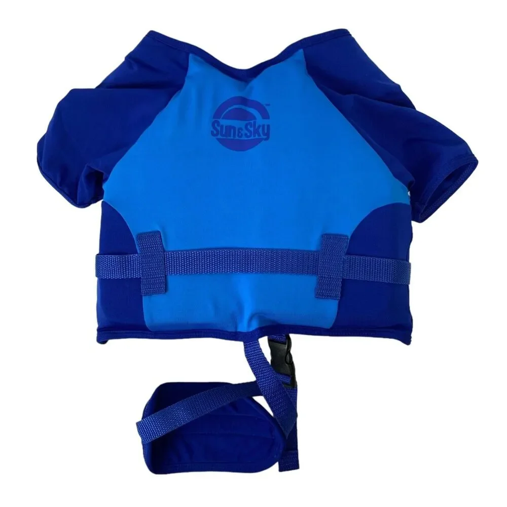 SUN & SKY Blue‎ FLOATING Life VEST Size: S/M 33-39 Pounds 0071